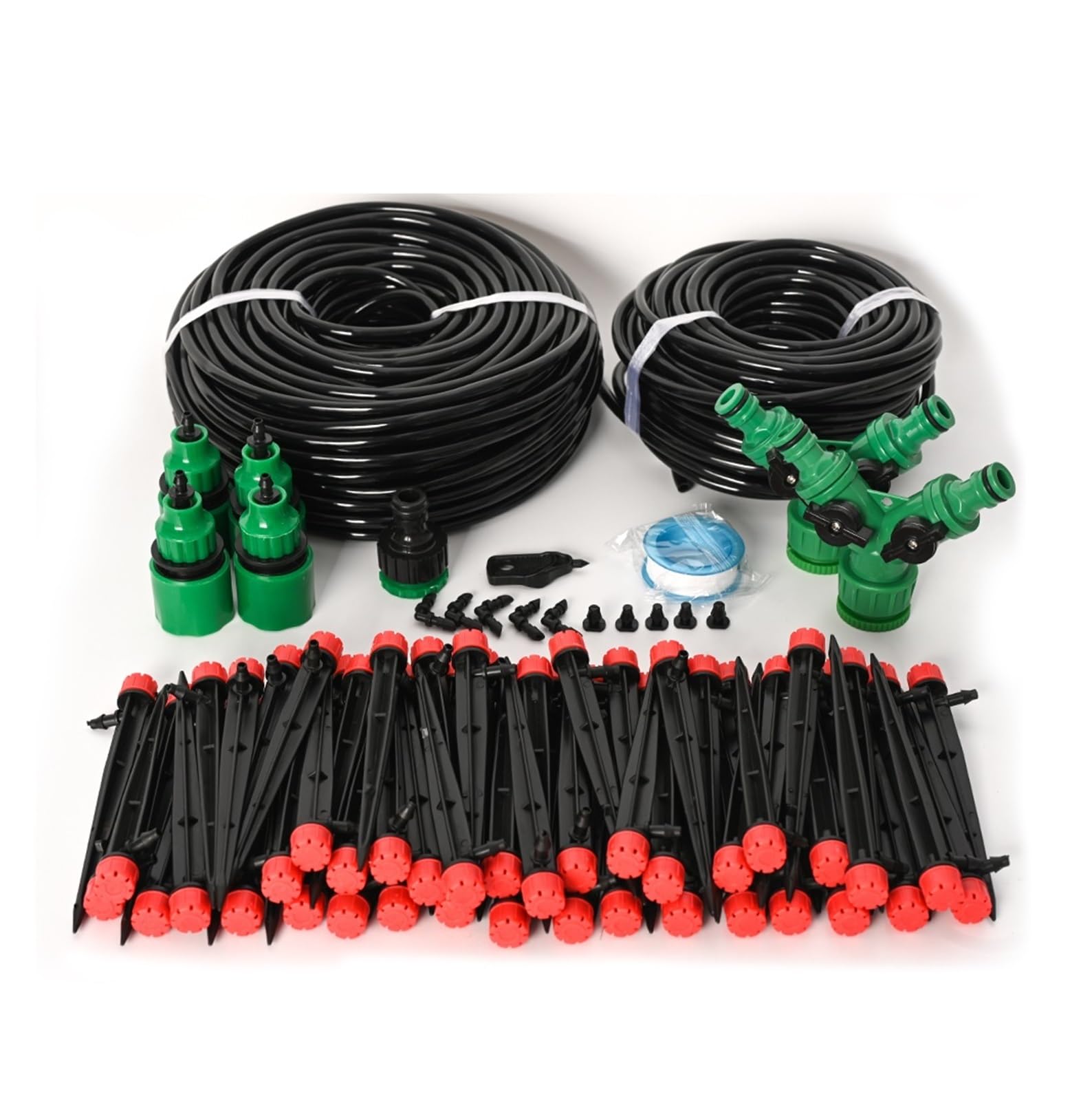 4/7mm 5M-60M Schlauch Tropf Bewässerung System Pflanzen Bewässerung Set 360 Grad Einstellbare Tropfer for Bewässerung Garten Bewässerung System Lucky (Color : 35M KIT)
