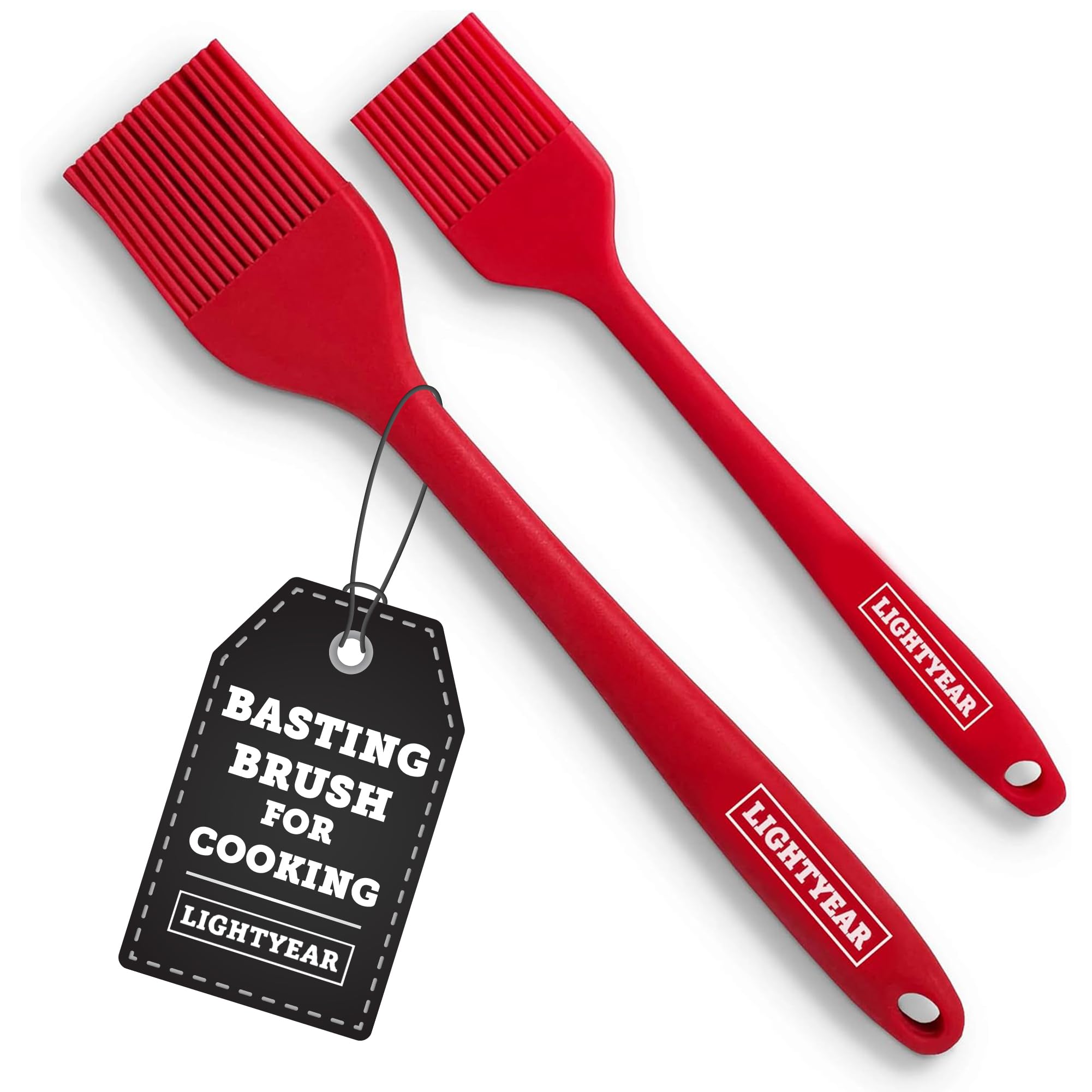 Lightyear Silicone Basting Brush for Cooking – Pastry Brush Set | Silicone basting brush for grilling, BBQ and baking – baster brush, silicone pastry brush, sauce brush, dishwasher safe-image-14
