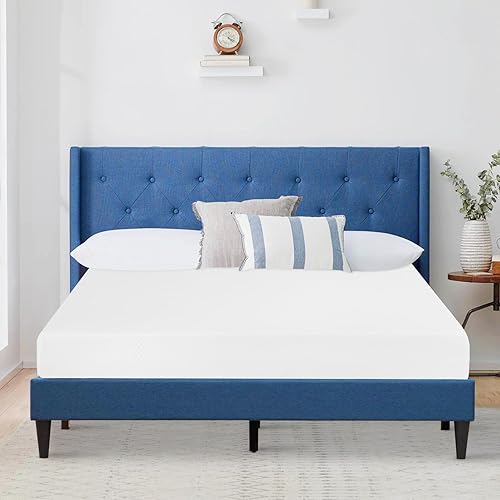 Miniatura 26 de BLKMTY Colchón Queen de 80 x 60 x 8 pulgadas, colchón de espuma viscoelástica de gel de 8 pulgadas para sueño fresco, colchón suave de firmeza