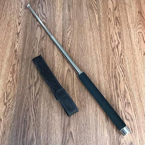 バトン長さ65cm トレッキングポール ブラック アウトドア ス