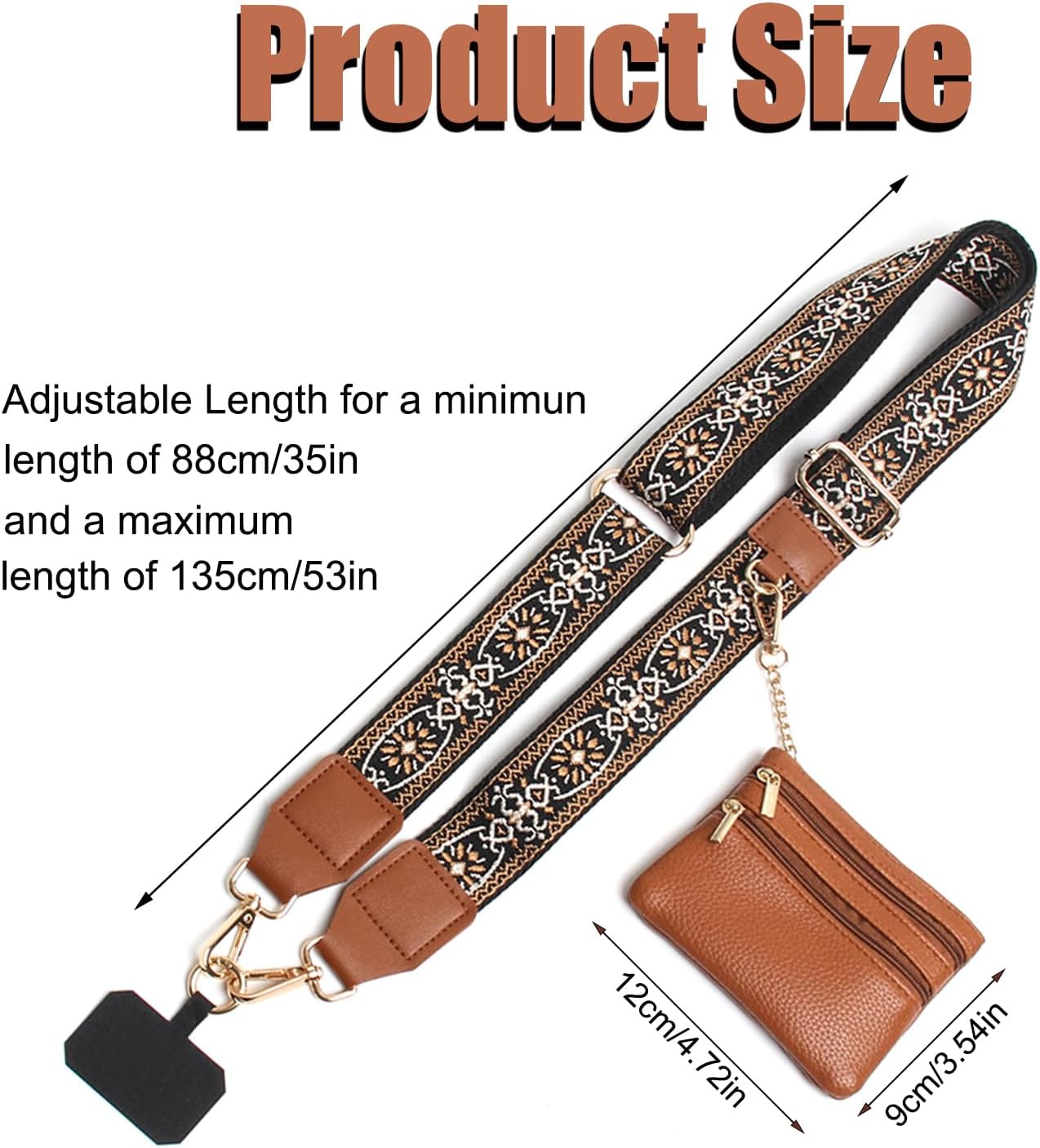Clip and Go Strap for Phone with Wallet Crossbody image 2