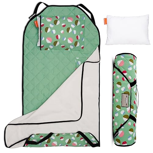 Miniatura 20 de Tot Cot Colchoneta para Siesta para Niños - Ropa de Cama para Guardería Preescolar de Niños Pequeños con Manta y Almohada - Edades de 2 a 5 Años