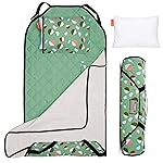 Tot Cot Kids Nap Mat - Toddler Preschool Daycare Bedding Cover with Blanket and Pillow - Ages 2 Yrs to 5 Yrs