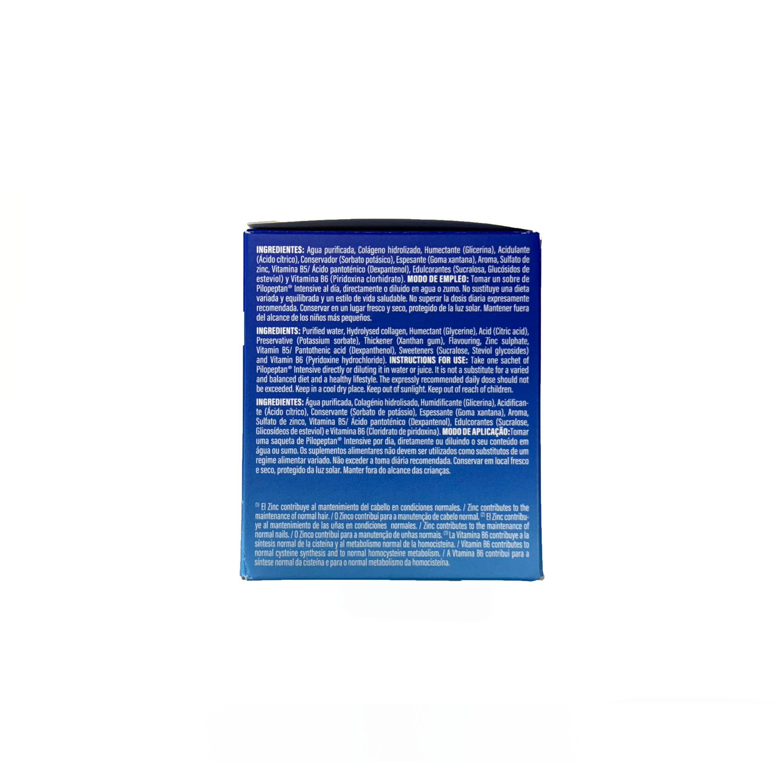 Pilopeptan Intensive | Anticaída Capilar | Cabello y Uñas | Hombre y Mujer | Potencia el Crecimiento, Formación de Queratina, Anclaje, Brillo y Vitalidad del Pelo y Uñas | 30 Sobres