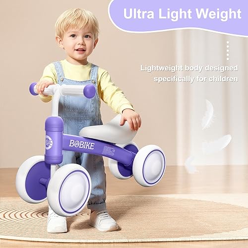 Vista 17 de Baby Balance Bike Toys for 12-36 Months Kids Toy Boy and Girls Gifts Toddler Best First Birthday Gift Children Walker No Pedal Infant 4 Wheels