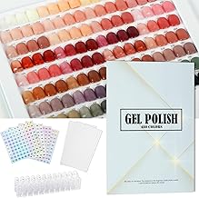 480 Nail Colors Book,Professional Nail Polish Chart Book with 600 Practice Tips & 1-500 Number Labels, Pre-Numbered Slots,Perfect for Salons and Home Use(Starry Sky)