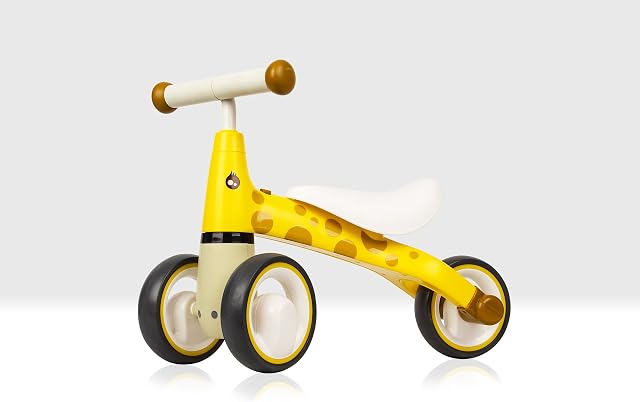 Giraffe Balance Baby Bike Kids Ride On Toy with 3 Wheels Suitable From 12 Months 1-2 Years By Beehive Toys