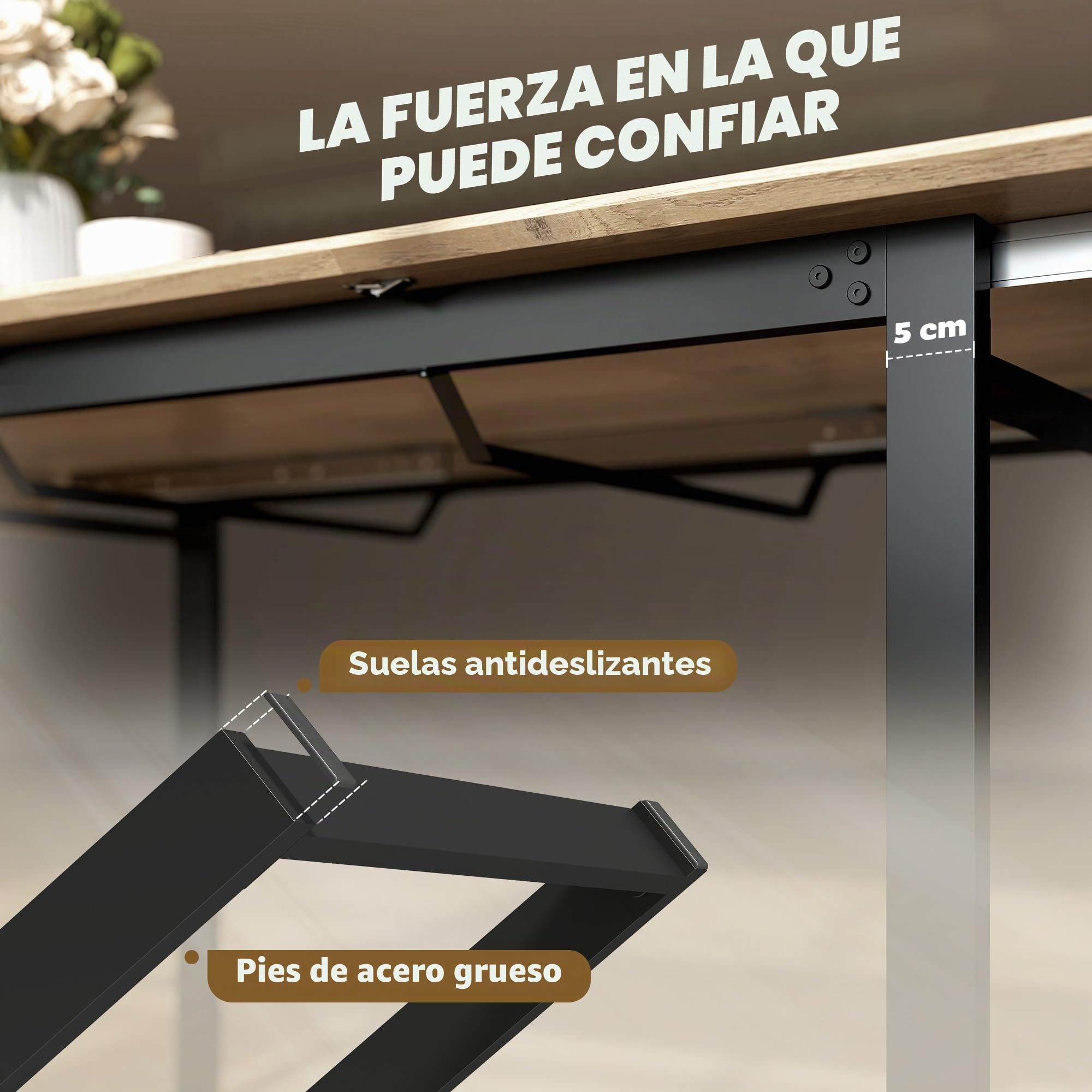 HOMCOM Mesa de Comedor Extensible para 6-8 Personas 140/180x80cm Natural