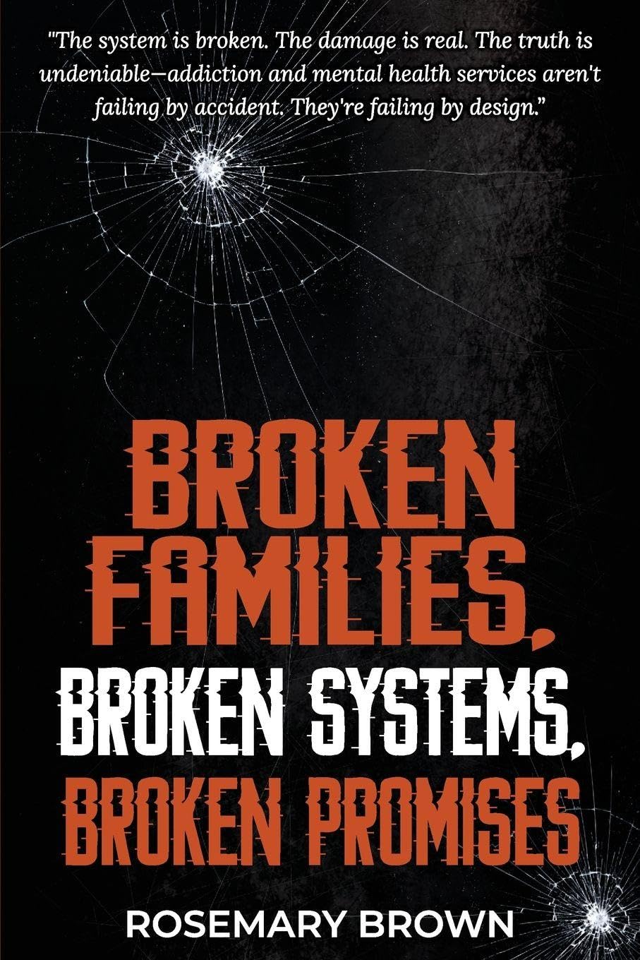 Broken Families, Broken Systems, Broken Promises: The system is broken. The damage is real. The truth is undeniable - addiction and mental health ... by accident. They're failing by design.