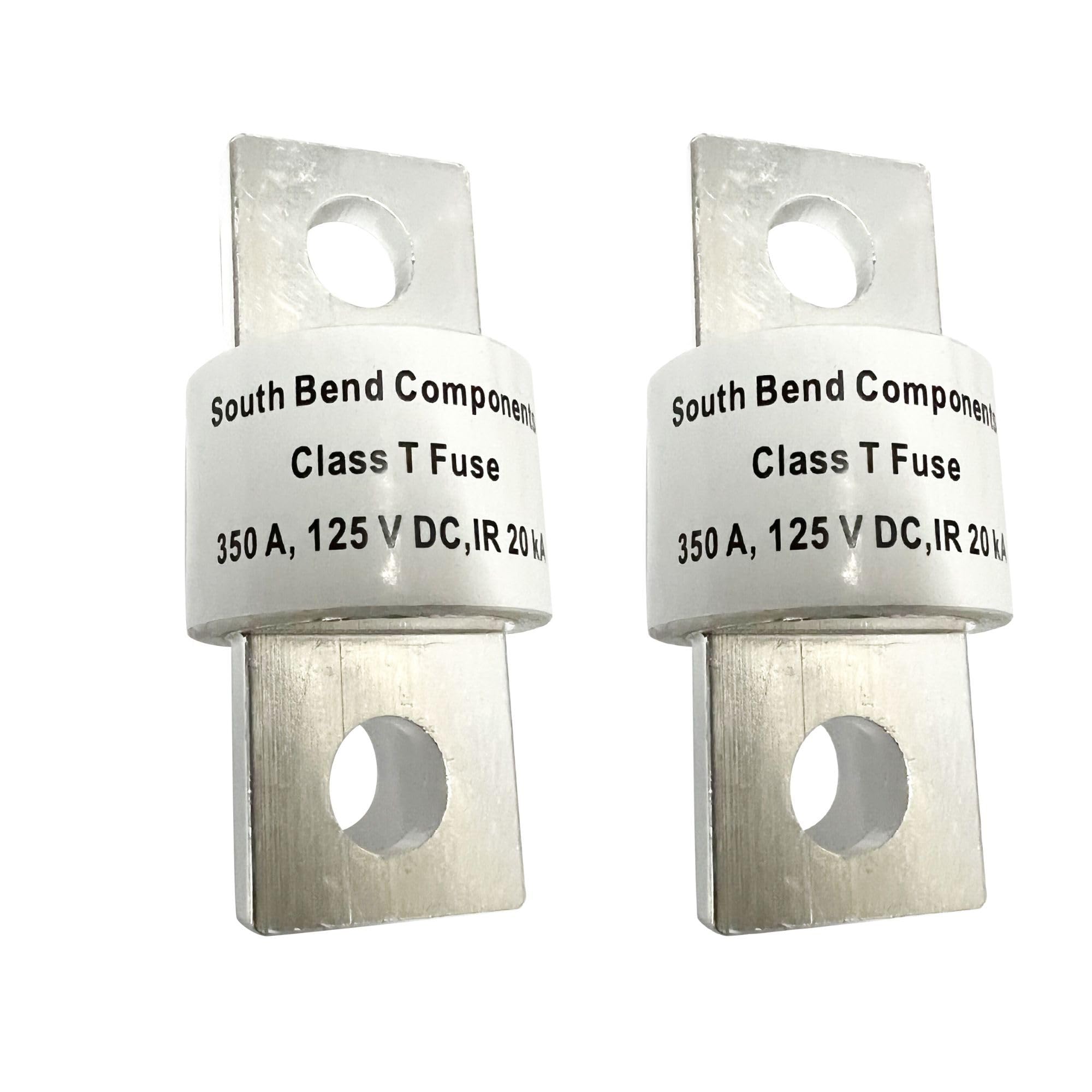 South Bend Components 350A Class T Fast Blow Fuse |350A | 125 Volts | High Current Protection for Marine, RV, Off-Grid Systems, and Battery Banks |