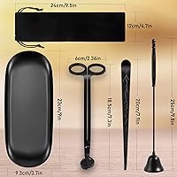 Vista 43 de 3 in 1 Candle Accessory Set, Candle Wick Trimmer Cutter, Candle Snuffer & Candle Wick Dipper for Candle Aromatherapy Lover Gift, Stainless Steel