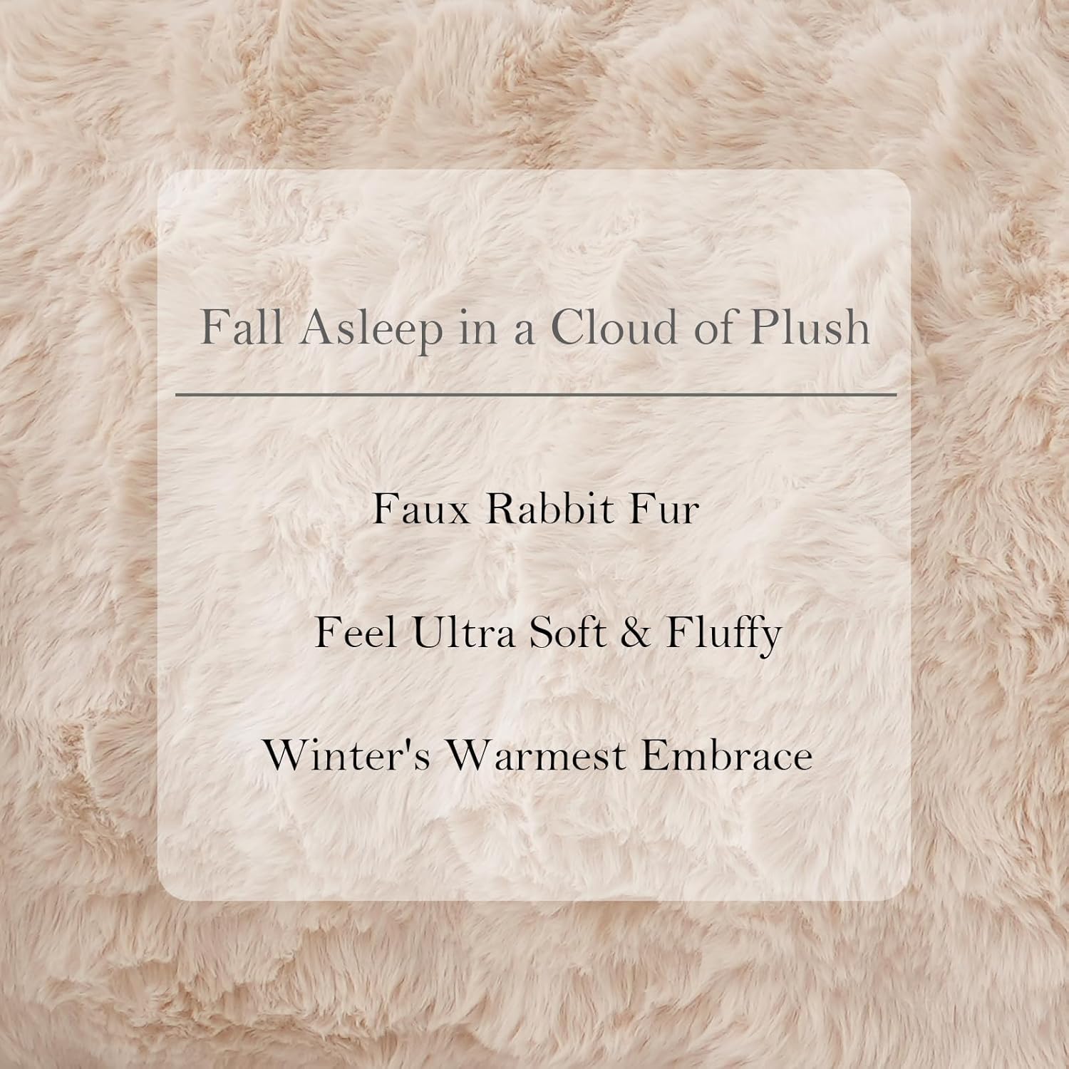 Khaki Faux Fur Body Pillowcase Ultra Soft Fluffy Shabby Plush Pillow Cover for Bed Couch Sofa Striped Plaid Decorative Beige Mocha Body Pillow Cover Long Pillowcase, 20 x 54 Inches