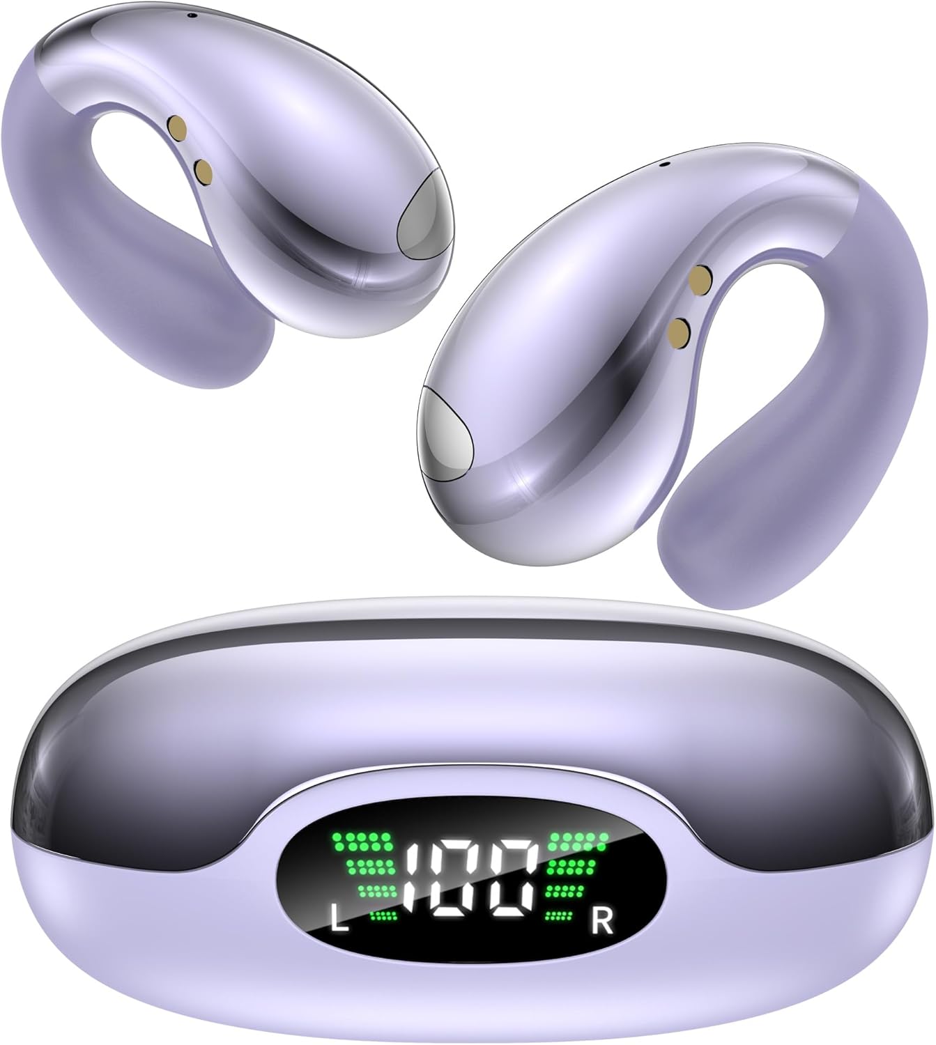 Boytond S19AI AI Translation Earbuds and Charging Case