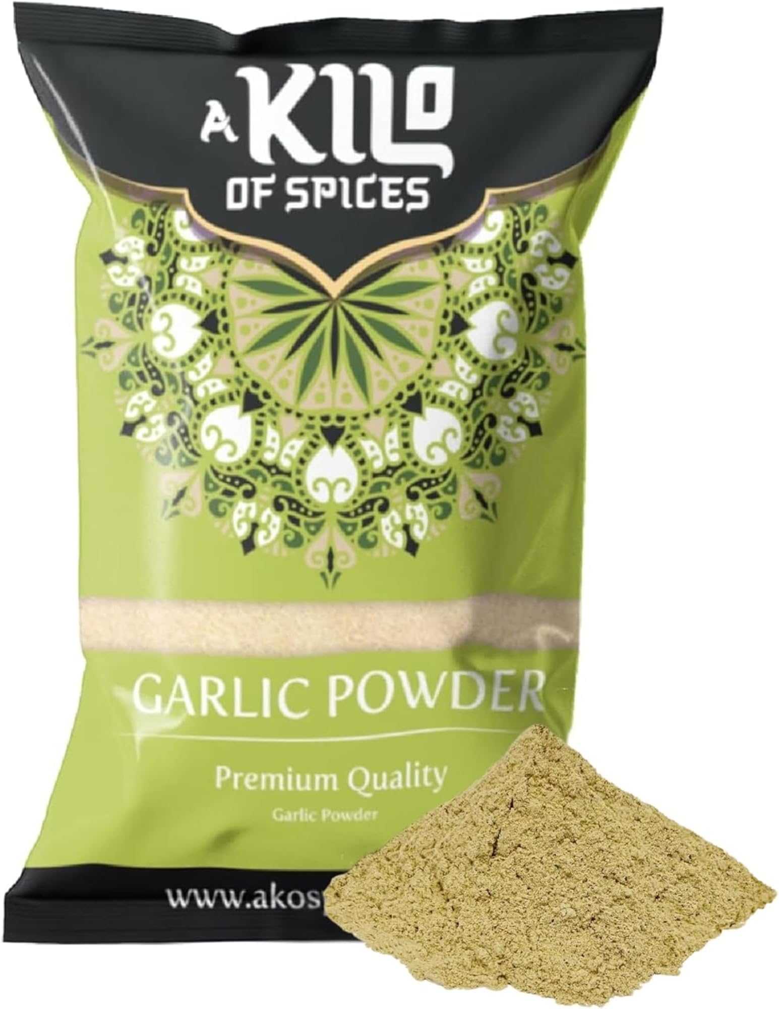 A Kilo of Spices | Garlic Powder 1Kg | Ideal for Cooking, Seasoning & Marinades | Freshly Packed Garlic Ground Powder for Maximum Flavour & Aroma | Essential Spice for Everyday Use