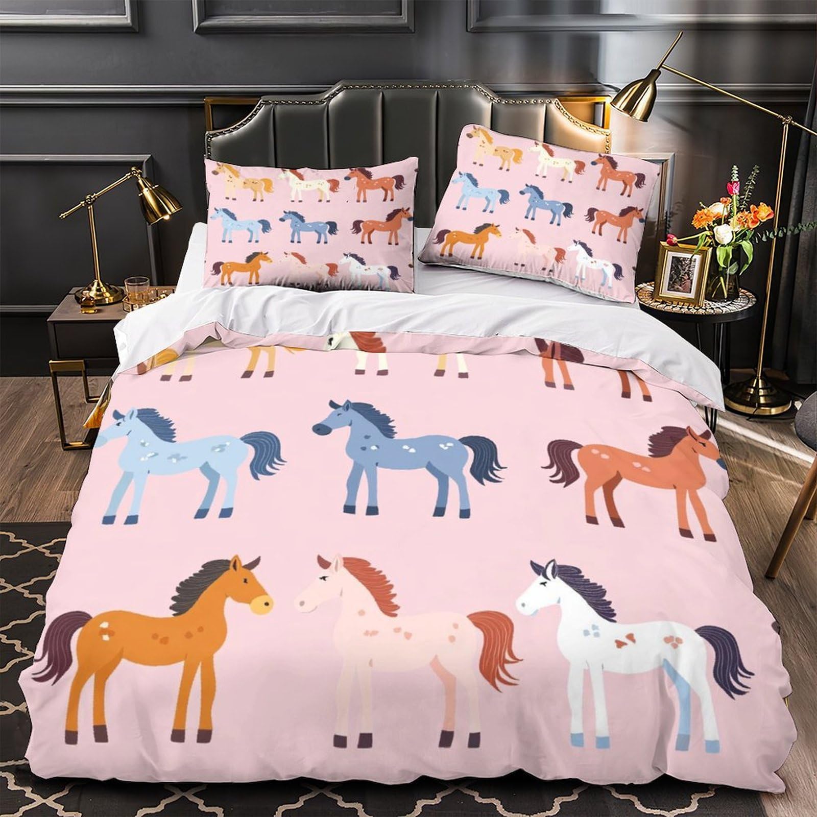 Housse de couette imprimé animal pour une chambre chaleureuse et cosy