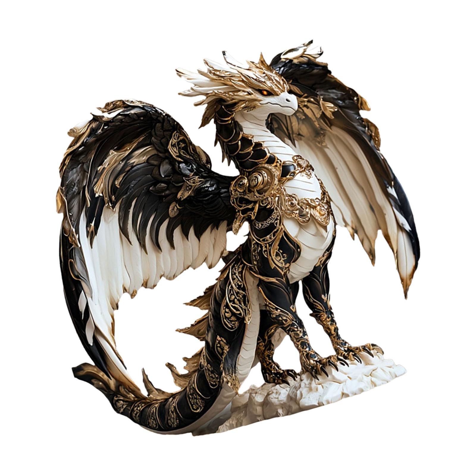 Xjdzineq Dragon Statue Figurine Animal Sculpture Home Decors Tabletop Centerpieces Collectible Decorative Figurines Animal Figurines Sculptures