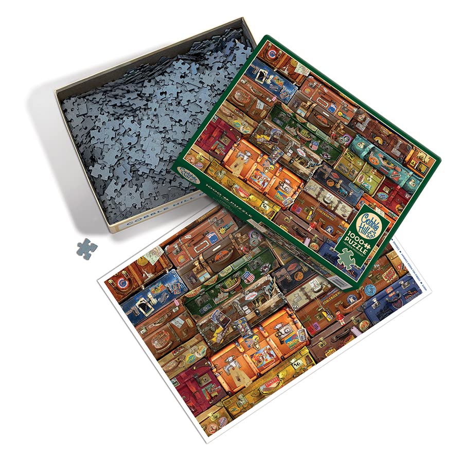 Cobble Hill 1000 Teile Puzzle 'Teetassen' – Umweltfreundliches Puzzle Aus Den USA, Inklusive Poster