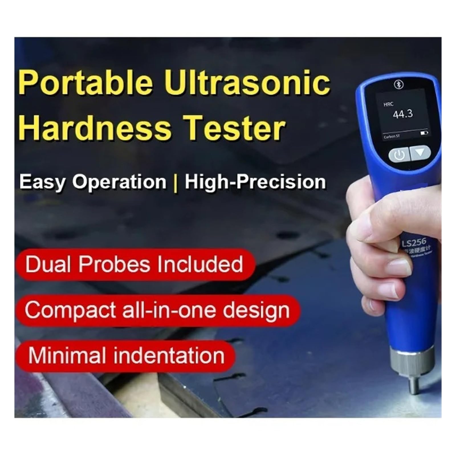 LS256 Handheld zerstörungsfreier Ultraschall-Härteprüfer