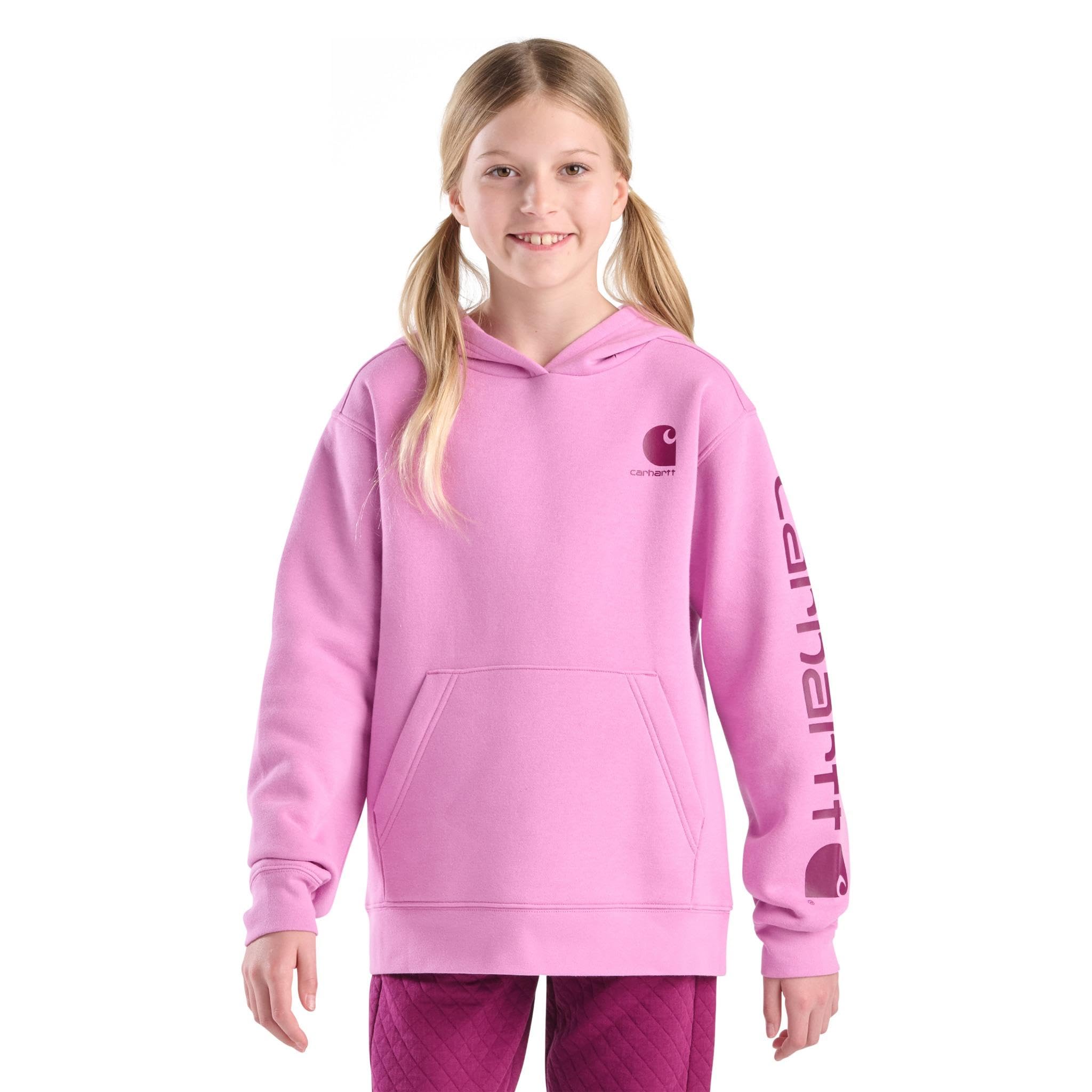 Girls' Hooded Pullover Sweatshirt