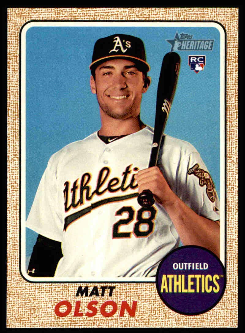 Amazon.com: 2017 Topps Heritage High Numbers #681 Matt Olson RC