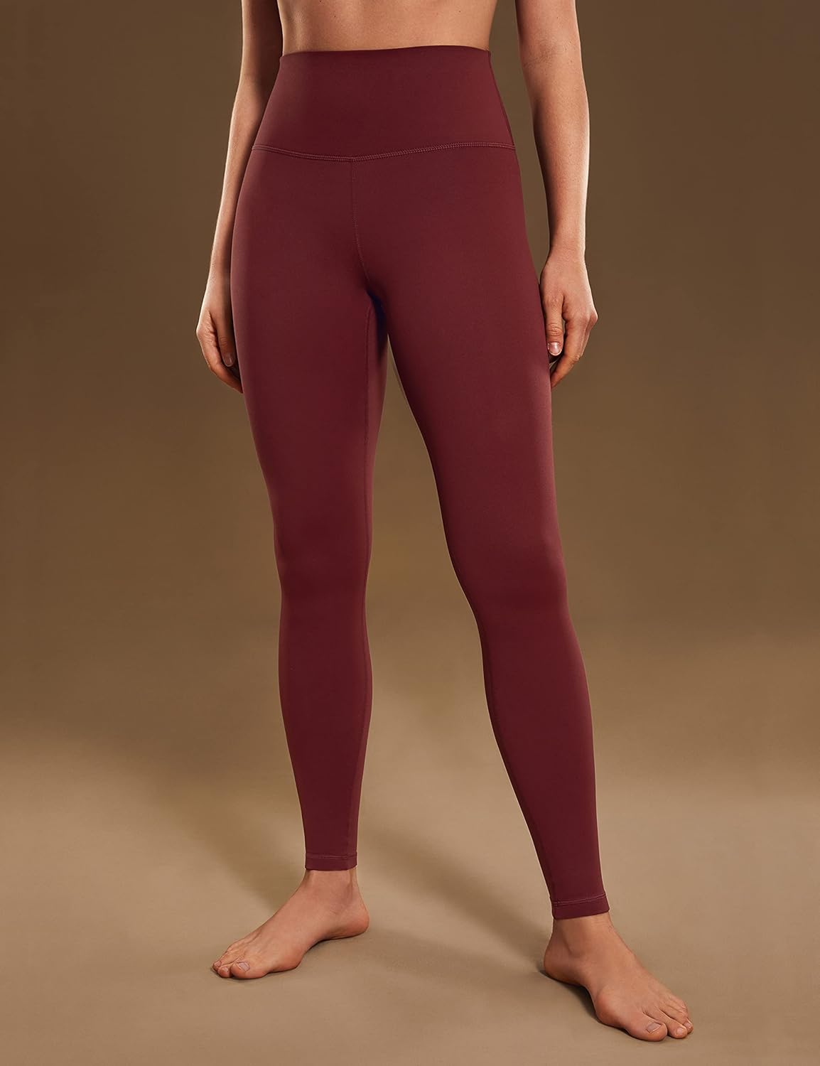 CRZ YOGA Air Feeling High Waisted Leggings for Women 25'' - Warm Thick Workout Buttery Soft Yoga Pants Lounge - Image 2