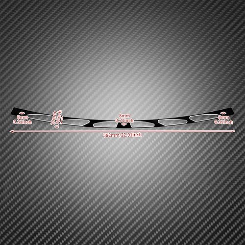 Miniatura 6 de Moldura de parabrisas ranurada para motocicleta Harley Touring Electra Glide Street Glide Trike FLHT FLHTC FLHTCU FLHX 1996-2013 (negro)