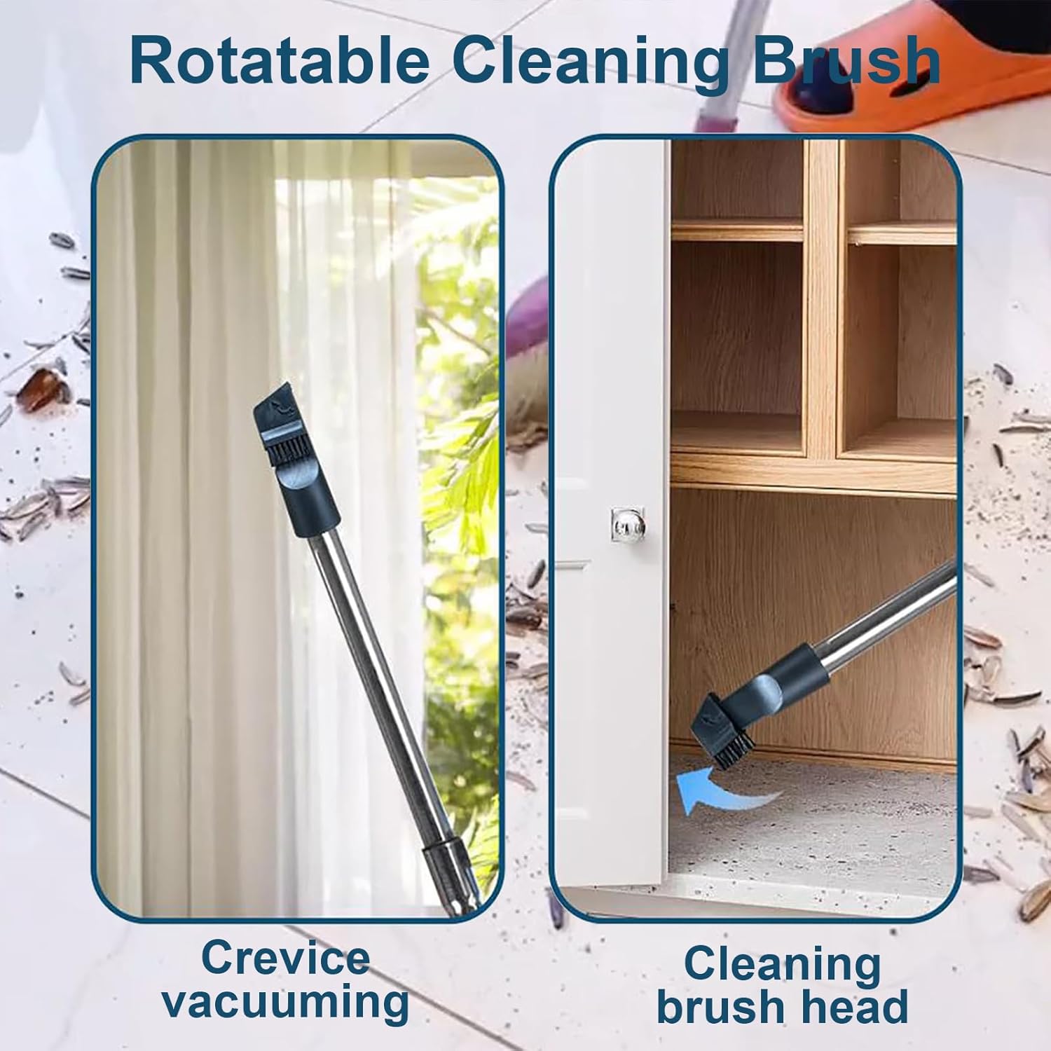 Bagless Cylinder Vacuum Cleaner, 2000W Powerful Vacuum Cleaner, 1.8 Litre Capacity, Floor Care Vacuums, Low Noise, Surface Cleaning for Home Use, Floor,Couch, Carpet