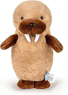 Stuffed Animal Cute Walrus Plush Pillow 13.7" Soft Walrus Plushies for Boys Girls Room Decor Walrus Toy for Birthday Valentine Christmas
