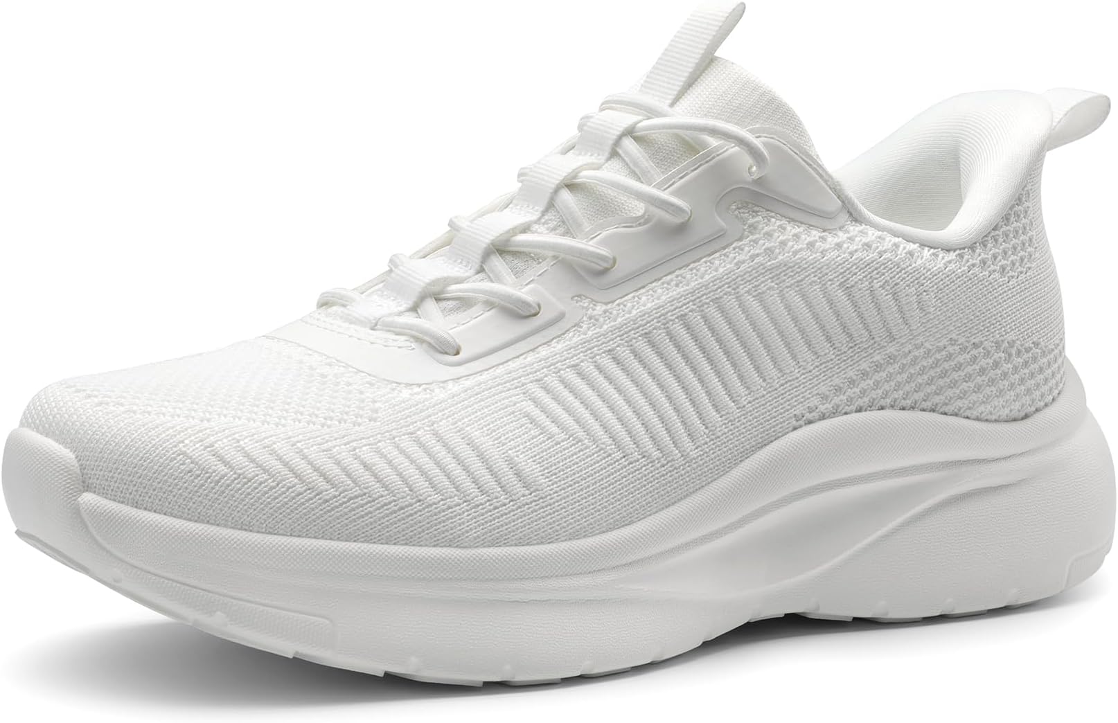 Women's Slip on Walking Shoes Tennis Lightweight Gym Sneakers ActiveFlow Workout Breathable Hands-Free Cross Trainer Comfortable Fashion Sneakers,Size 8.5,White,SARR029W