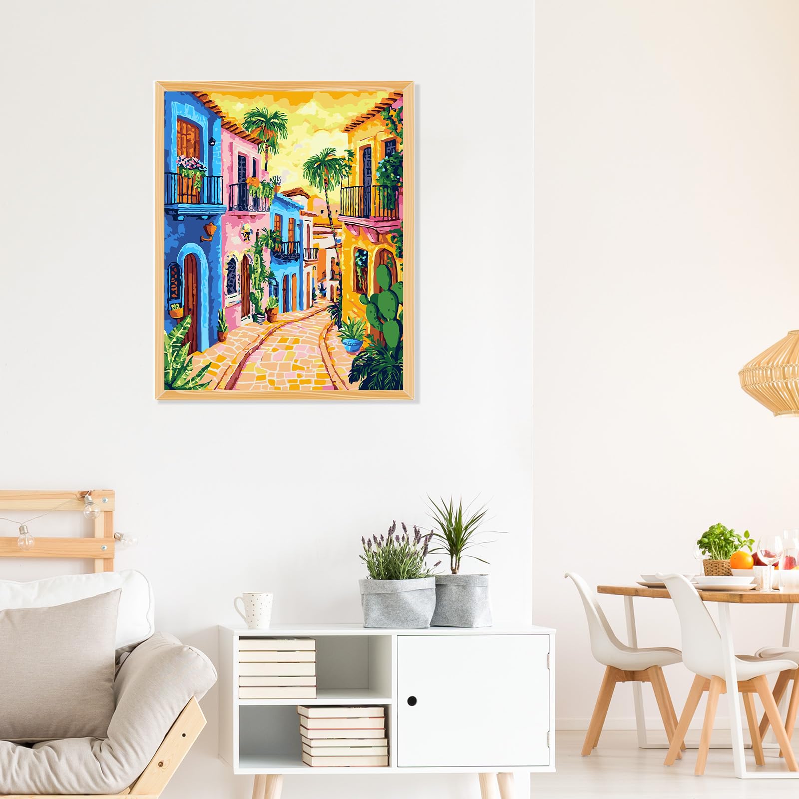 MAXBYE Malen Nach Zahlen Für Erwachsene - Leinwand 40x50 Cm, Inkl. Acrylfarben & Pinsel, Ohne Rahmen