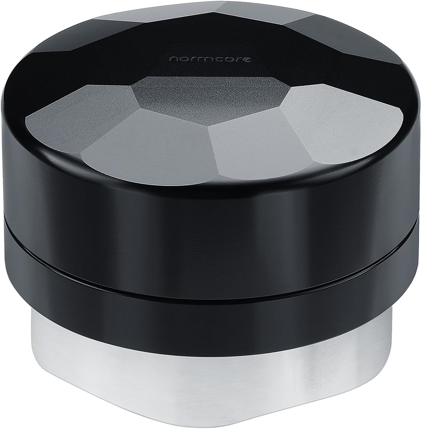 Normcore 58.5mm Gravity Coffee Distributor, Crystal-Cut Top Espresso Leveler with Self-Leveling Base Fits 58mm Portafilters, Gravity Adaptive Coffee Distributor Leveler with Five Blade Base