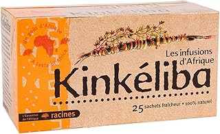 [ INFUSIONS KINKELIBA 100% NATUREL ] Lot de 2 boîtes d'Infusions 100% Kinkéliba + un jolie autocollant de la marque Set Products [2 x 25 sachets de 1,6g]
