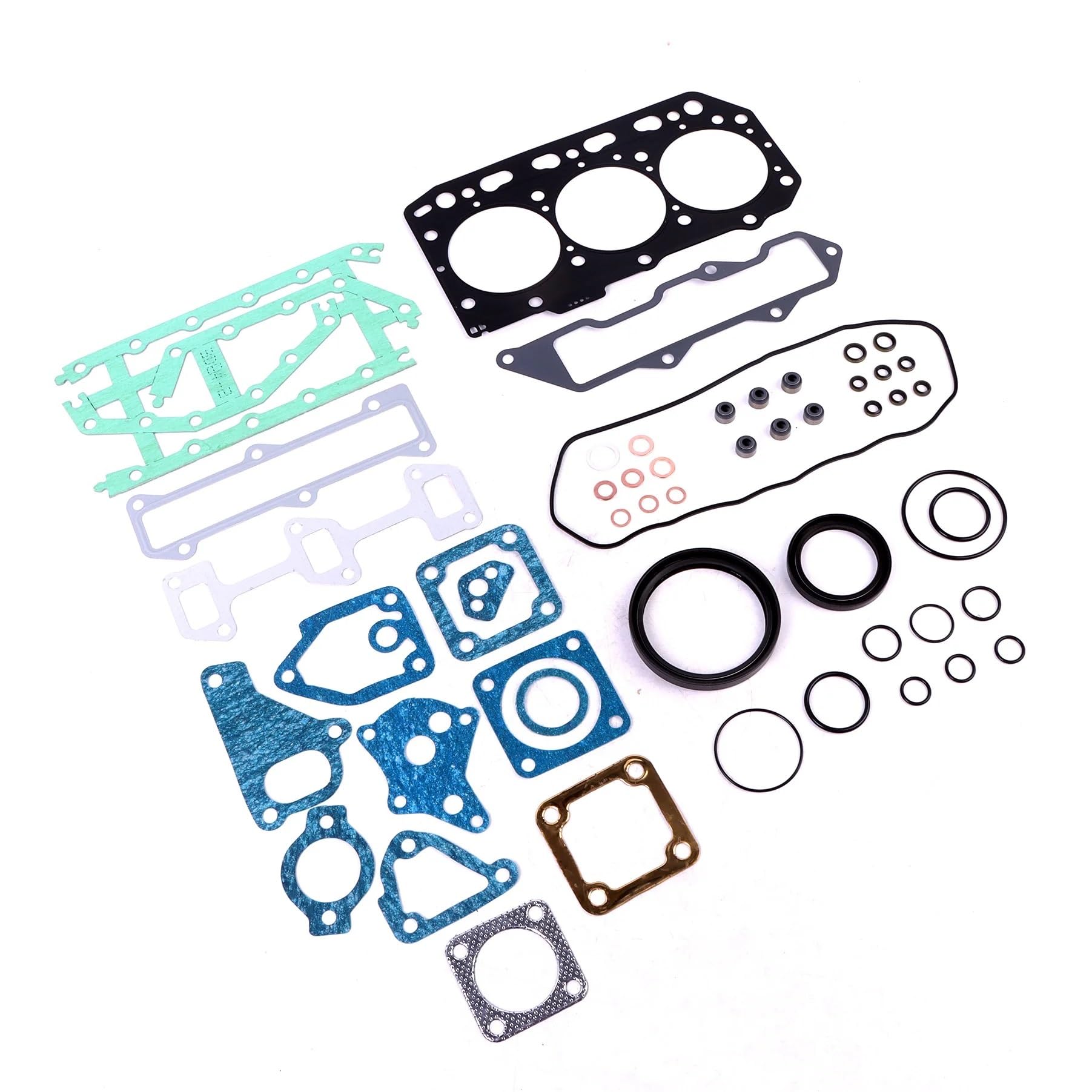 SINOCMP YM729150-92910 YM129001-01340 Kit de juntas de revisión del motor compatible con Yanmar 3TNV88 miniexcavadora cargadora de dirección carretilla elevadora