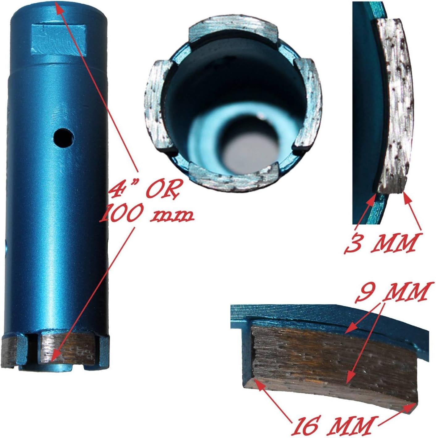 STADEA diamond drill bit hole saw core drill bit 1 1/4" or 32 MM for Granite Marble Concrete Stone Masonry coring