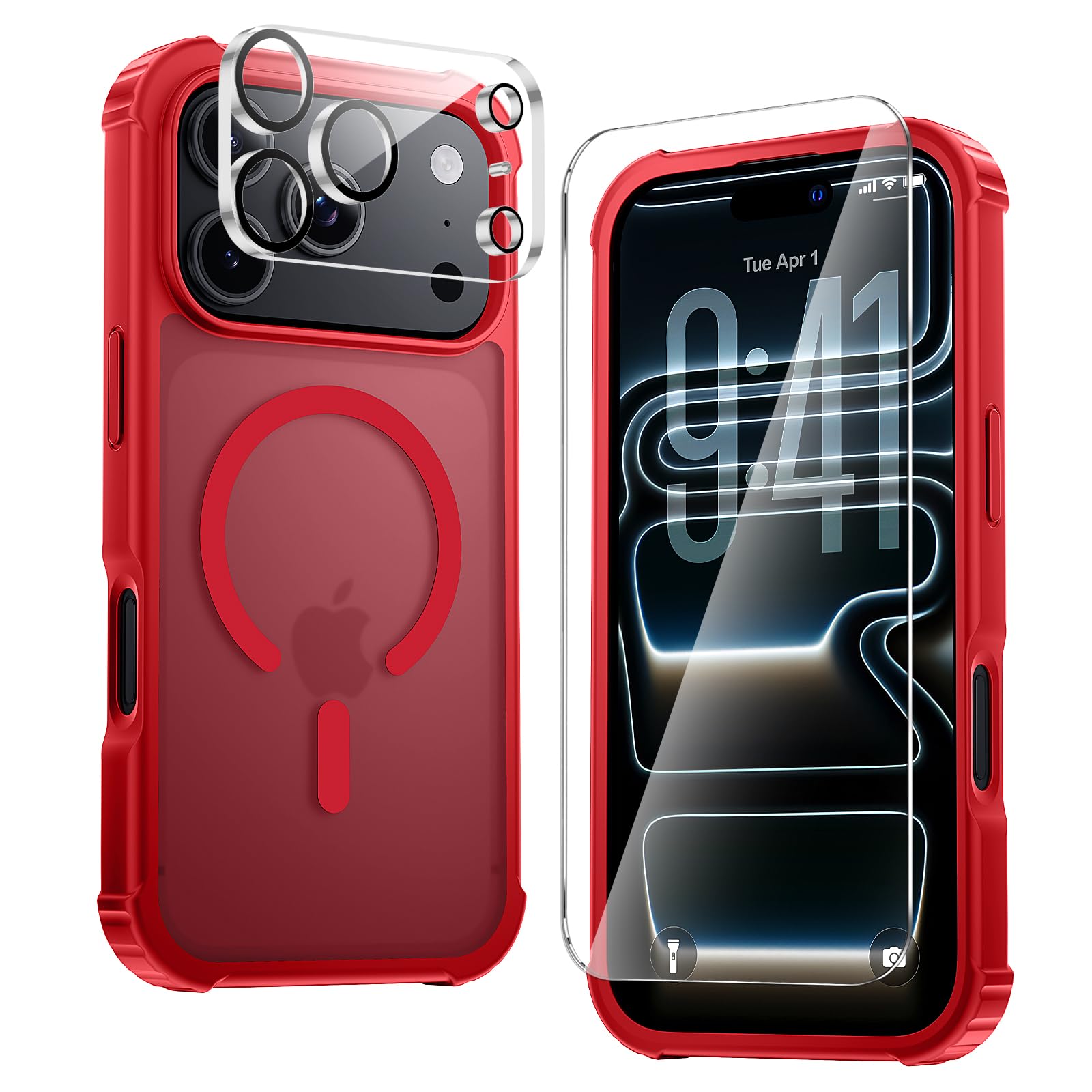 Protection iPhone 17 Pro Max coque aimantée et verre trempé