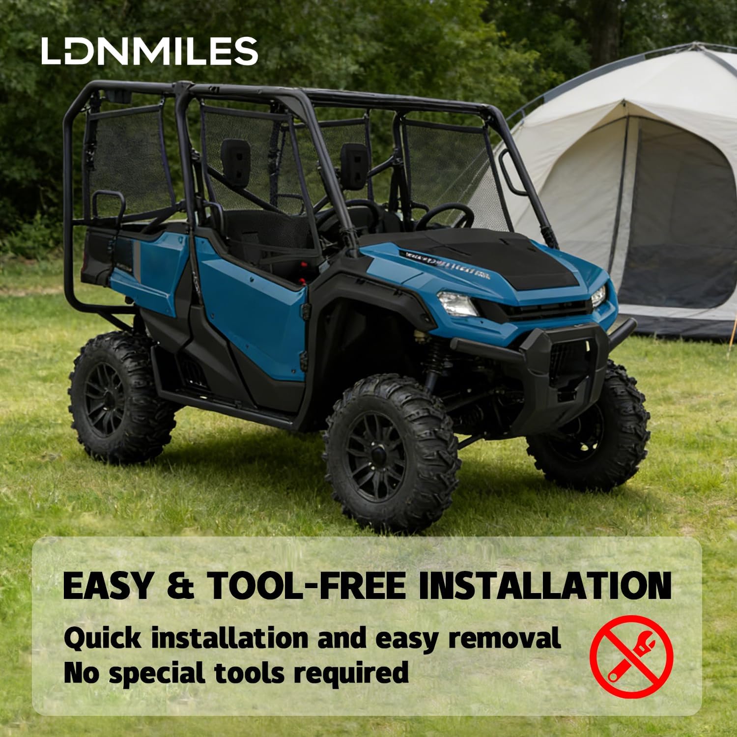 High Temp Heat Shield Kit Compatible with 2015-2022 Honda Pioneer 1000, 1000-5 & 1000-3 DLX LE EPS