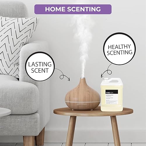 Miniatura 707 de VINEVIDA [4 onzas] Aceite de fragancia de madera de teca de caoba para fabricación de velas y fabricación de jabón, aromas de velas prémium para