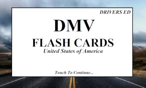 DMV USA Driving Exams Flashcards