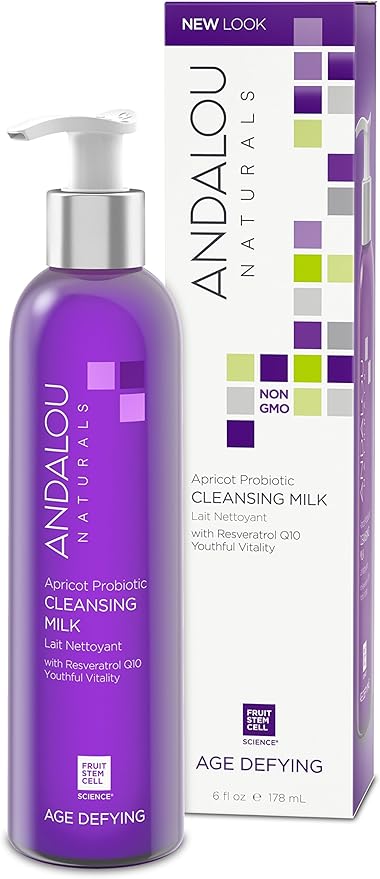 Amazon オーガニック ボタニカル 洗顔フォーム 洗顔料 ナチュラル フルーツ幹細胞 A クレンジングミルク Andalou Naturals アンダルー ナチュラルズ Andalou Naturals アンダルーナチュラルズ クレンジングミルク 通販