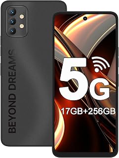 5g Unlocked Cell Phones Canada 2023,UMIDIGI A13 Pro Max 5G Android 12 Smartphones,12GB + 256GB Large Storage 6.8" FHD+ 90Hz Screen 64MP Camera 5g Phone with 5150mAh Battery,CAD Version & Warranty