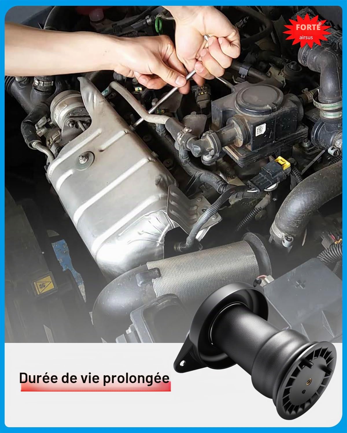 1350998080 Paire de sacs à ressorts de suspension arrière compatibles avec For Fiat Ducato Peugage Boxer Jumper 2007-2016 (gauche ou droite)
