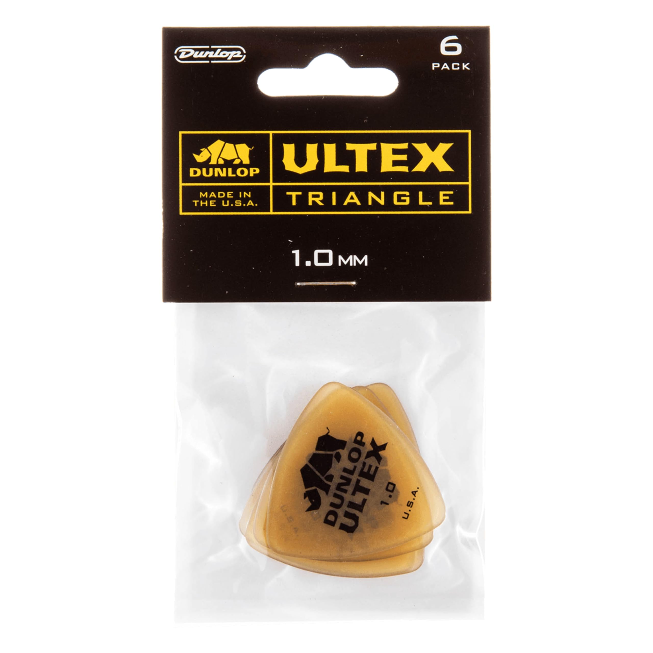 Jim Dunlop Ultex® Triangle Pick 1.0MM - 6 Pack