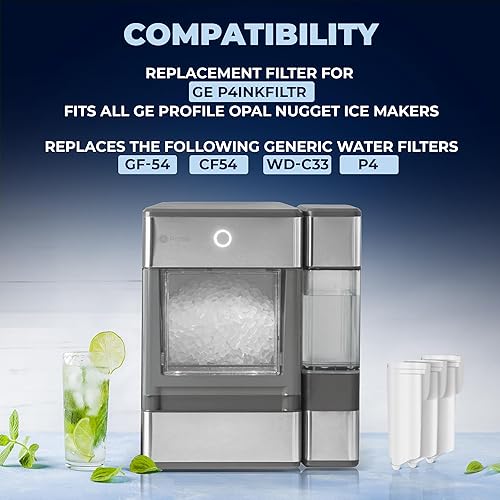 Miniatura 2 de Mist P4INKFILTR - Filtro de agua de repuesto para todas las máquinas de hielo GE Opal Nugget. Repuesto para filtro de agua GE para máquina de hielo