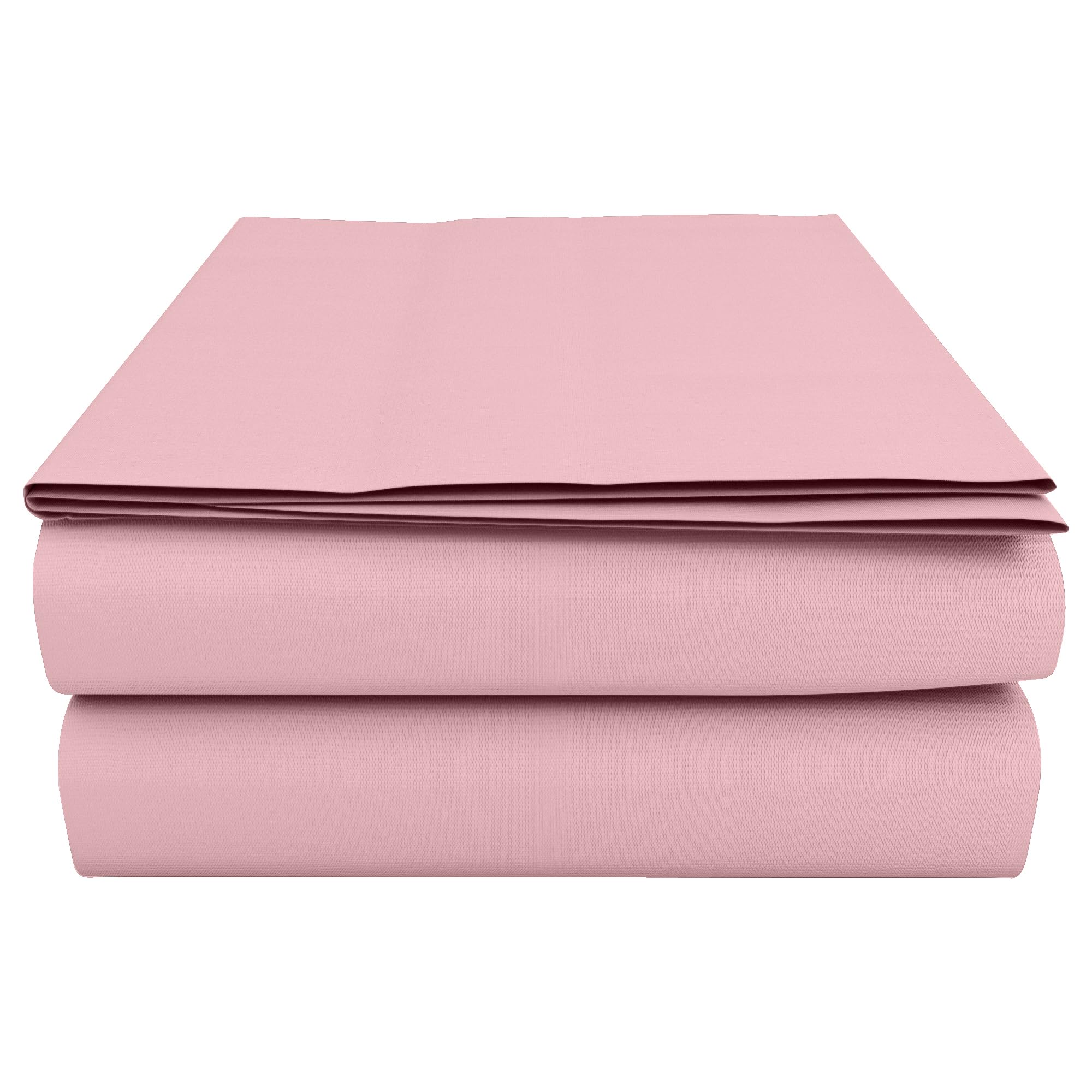 HOME ACE Pink Flat Sheet King Size 254CM x 274CM, Easy Care Kingsize Flat Bed Sheets King Size Flat Sheet, Poly Cotton Kingsize Flat Sheets King Size Sheets Flat King Size Flat Sheets Cotton โ image 1