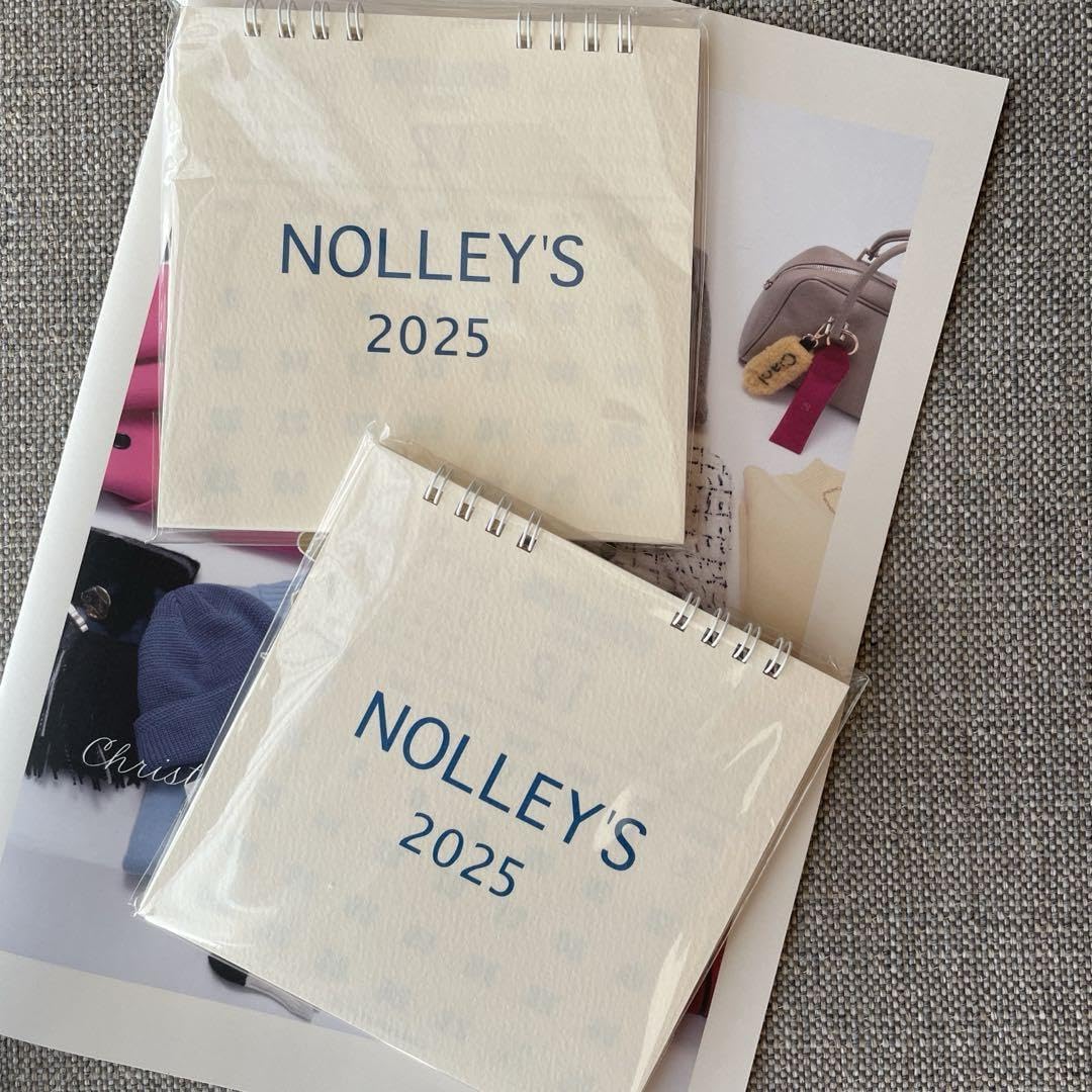 NOLLEY'S 卓上カレンダー 2025年 2冊セット