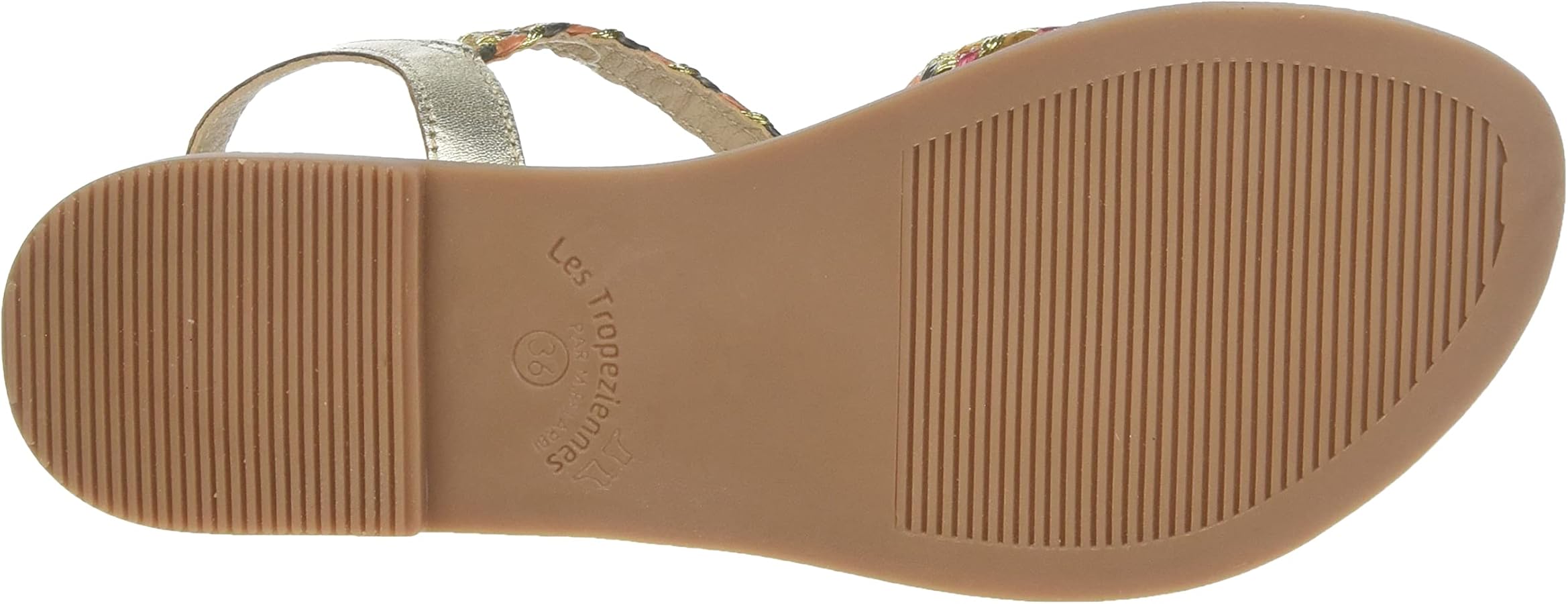 LES TROPEZIENNES PAR M. BELARBI Cimona Women's Sandal, yellow, multicolor