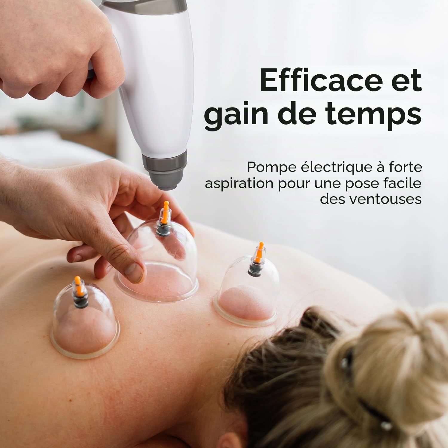 Ensemble de ventouses électriques 12 pièces, masseur anti-cellulite, ventouses rechargeables, ensemble d'aspiration réglable, gua sha et appareil de ventouses, soulagement des maux de dos