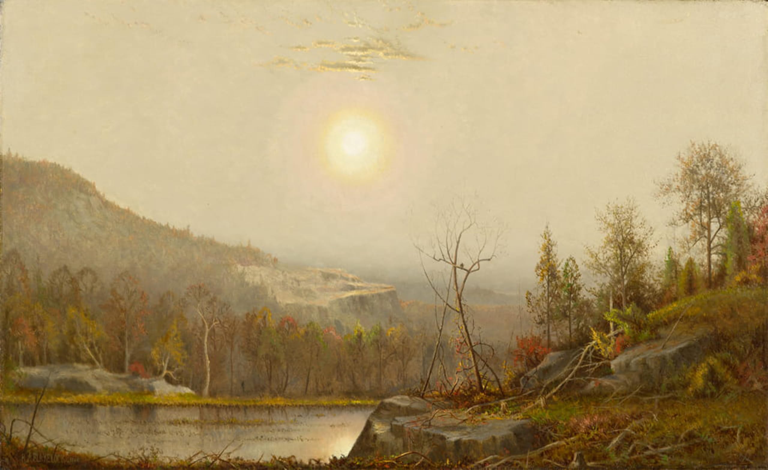 ARTXLXXBN Famous Painting Canvas Artwork Graffiti Print Sunrise by Ralph Albert Blakelock Portrait Canvas Image for Home Decor 60x90cm