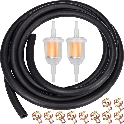 AISEN Lot De 2 Filtres à Air Avec Robinet De Carburant Pour