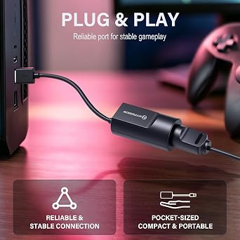 HYPERKIN N64 Controller to Nintendo Switch®/Switch2/ PC/ Mac® Controller Adapter for N64® Controller